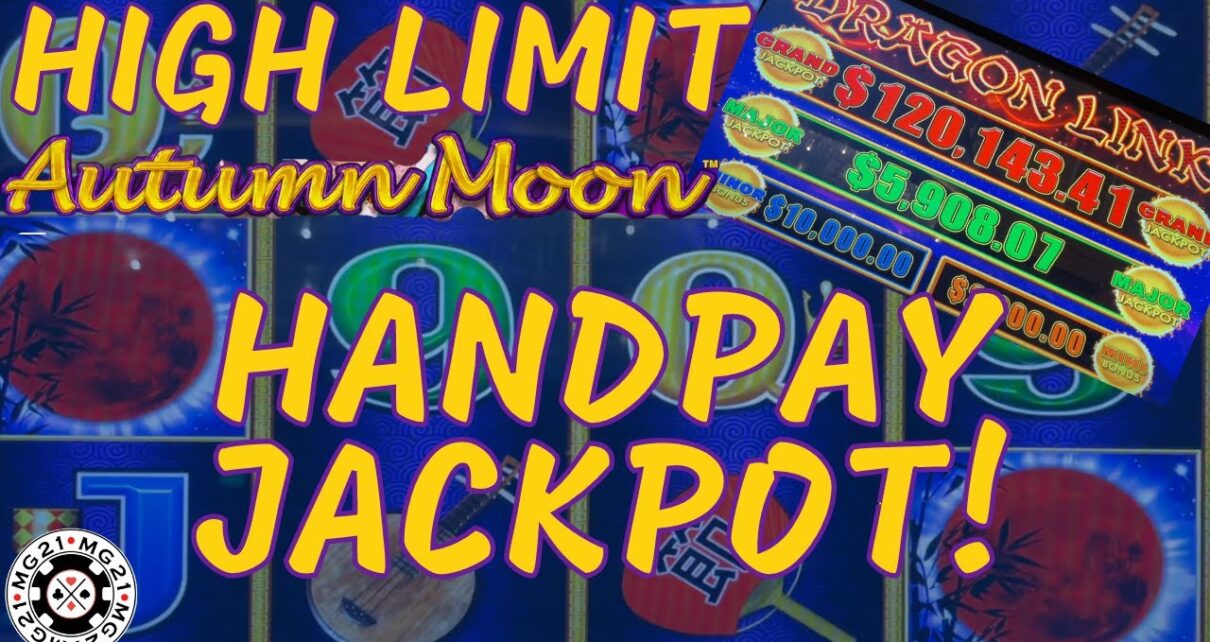 Dragon Link Autumn Moon HANDPAY JACKPOT ~ HIGH LIMIT  Bonus Round Slot Machine Casino