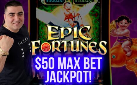 EPIC FORTUNE Slot HANDPAY JACKPOT –  Max Bet | Winning At Casinos In Las Vegas | SE-4 | EP-6