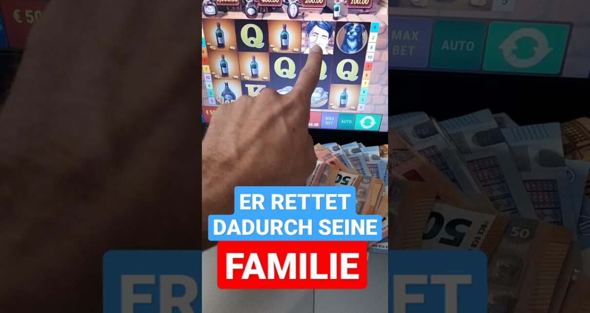 ER gewann für seine FAMILIE im online casino GELD