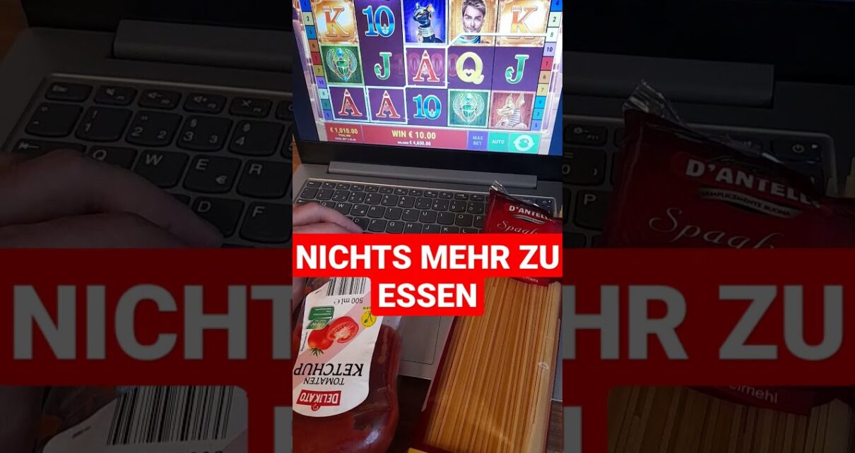 ER hat nichts zu essen und RISIKO im ONLINE CASINO