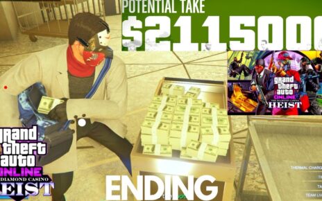 Ending Diamond Casino Heist Money Payout GTA Online Casino Heist Aggressive DLC End