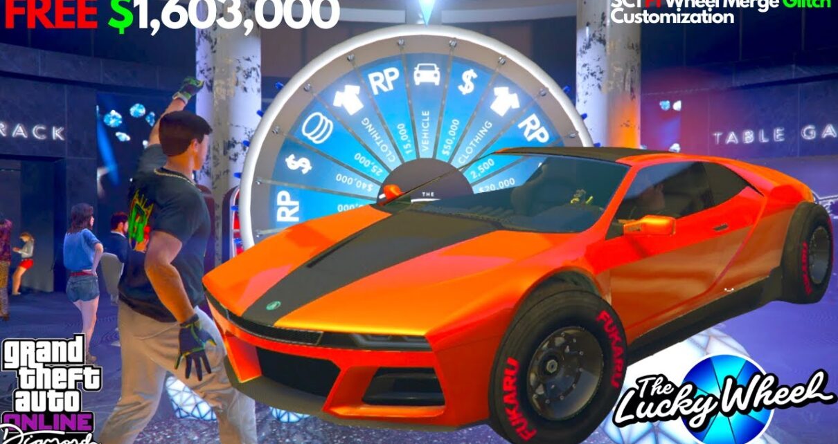 Free Money ,603,000 GTA Online Casino Glitch Podium Car Win SC1 F1 Wheel Merge Glitch