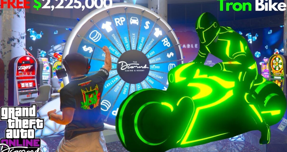 Free Money ,225,000 Shotaro Free Tron Bike GTA Online Casino Glitch