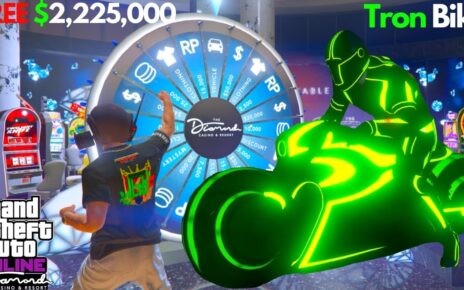 Free Money ,225,000 Shotaro Free Tron Bike GTA Online Casino Glitch