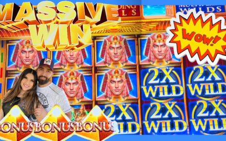 ? GANANCIAS MASIVAS CON APUESTAS MAXIMAS! MUCHOS WILDS EN MAGIC OF THE NILE SLOT MACHINE ??