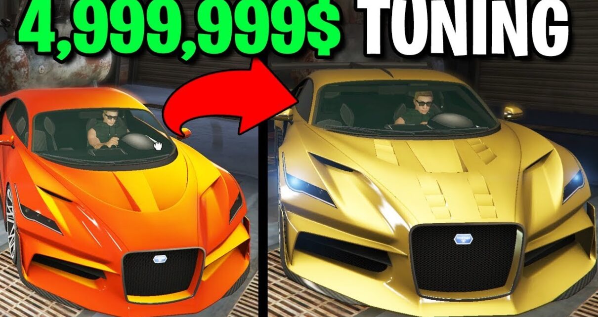 GOLD LUXUS 4,999,999 $ AUTO TUNING ?️? GTA 5 Online Casino DLC