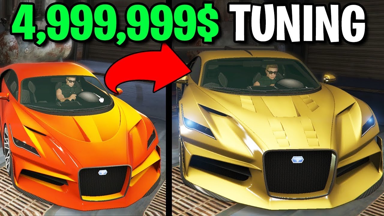 GOLD LUXUS 4,999,999 $ AUTO TUNING ?️? GTA 5 Online Casino DLC