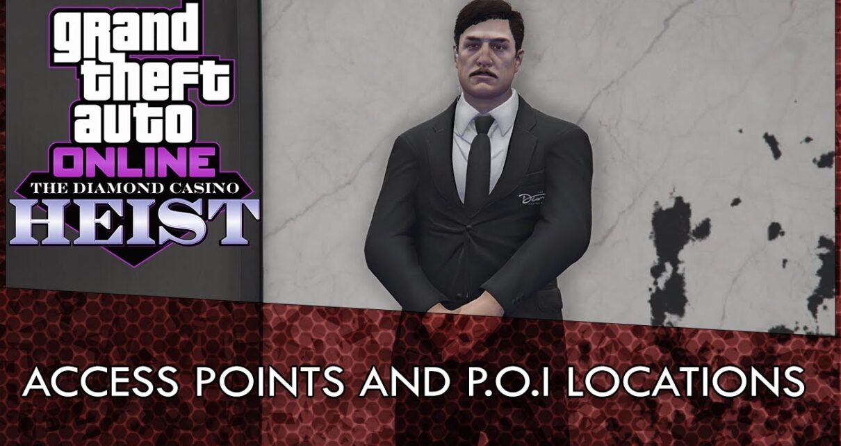 GTA Online: All Casino Heist Access Points and POI Locations Guide