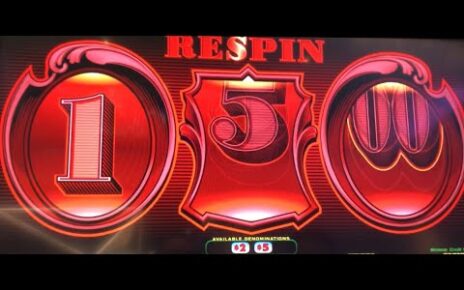 HIGH LIMIT CASINO SLOTS: JUMBO CASH MACHINE SLOT PLAY! RE-SPINS! RED RESPINS!