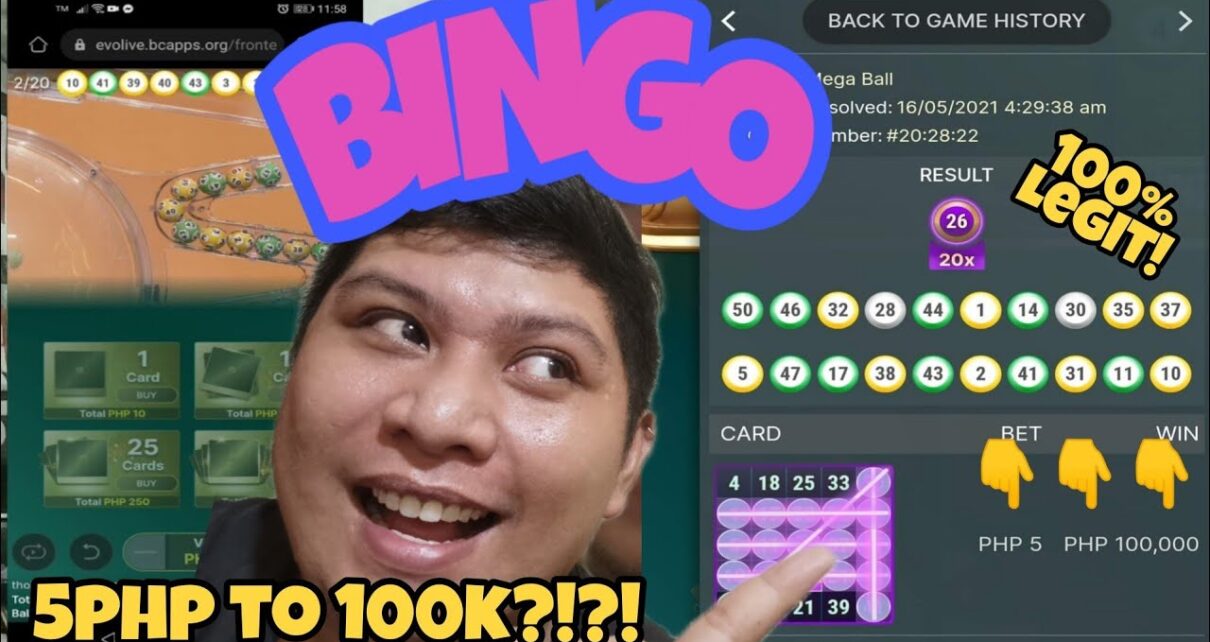 HOW TO PLAY ONLINE BINGO (NANALO AKO 100K!!!)