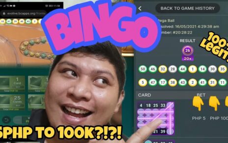 HOW TO PLAY ONLINE BINGO (NANALO AKO 100K!!!)