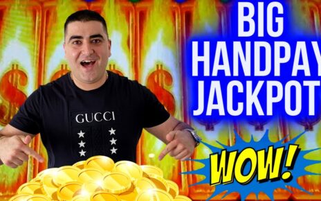 High Limit Spin It Grand Slot HUGE HANDPAY JACKPOT | Winning Big Money At Casino | Live Slot Play