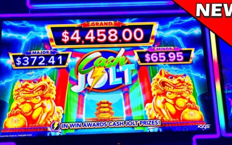 I FOUND 2 COOL NEW CASH JOLT GAMES!!!! – New Las Vegas Casino Slot Machine Bonus Win