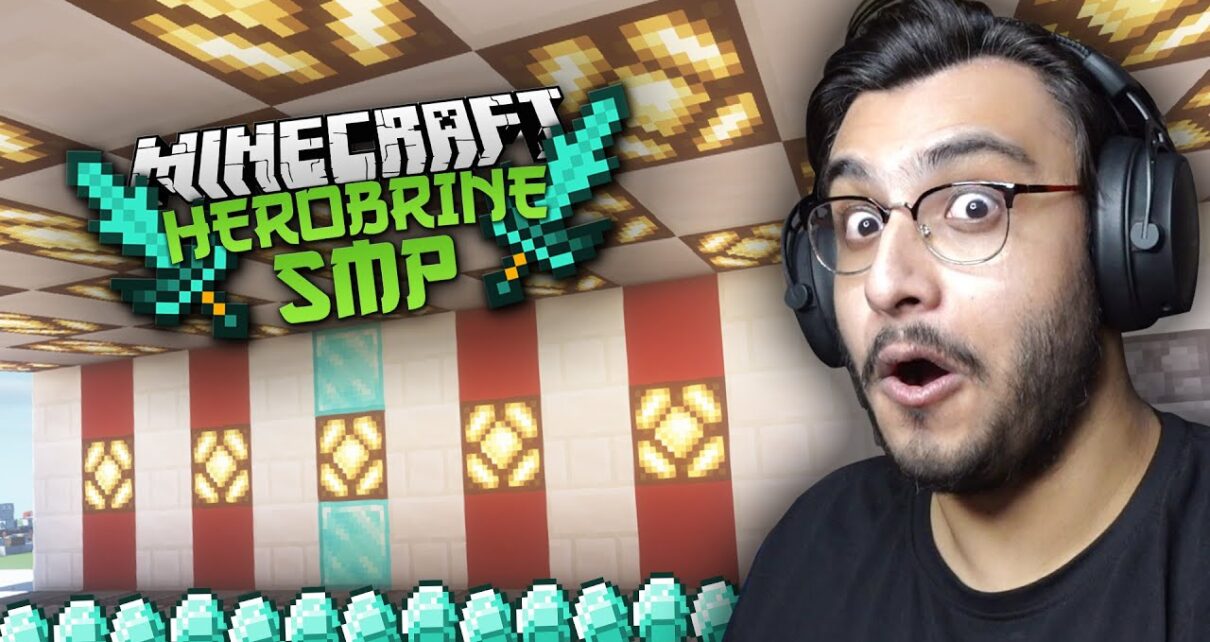 I MADE A CASINO IN HEROBRINE SMP | RAWKNEE