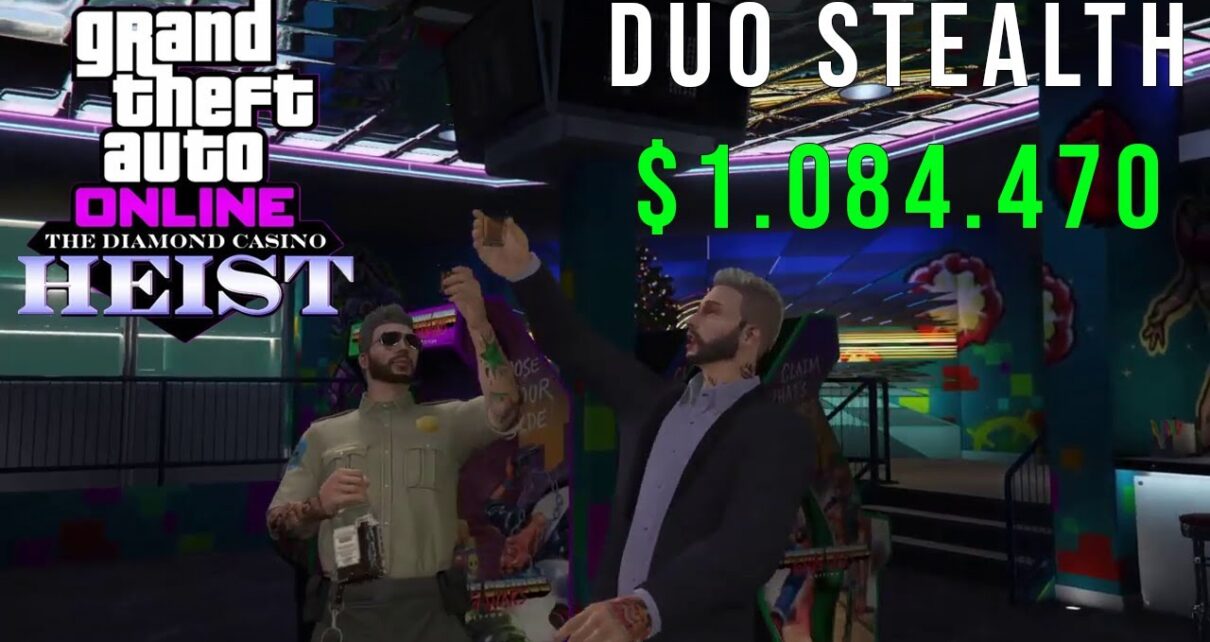 IN STILTE DE CASINO LEEG ROVEN! (GTA Online Casino Heist)