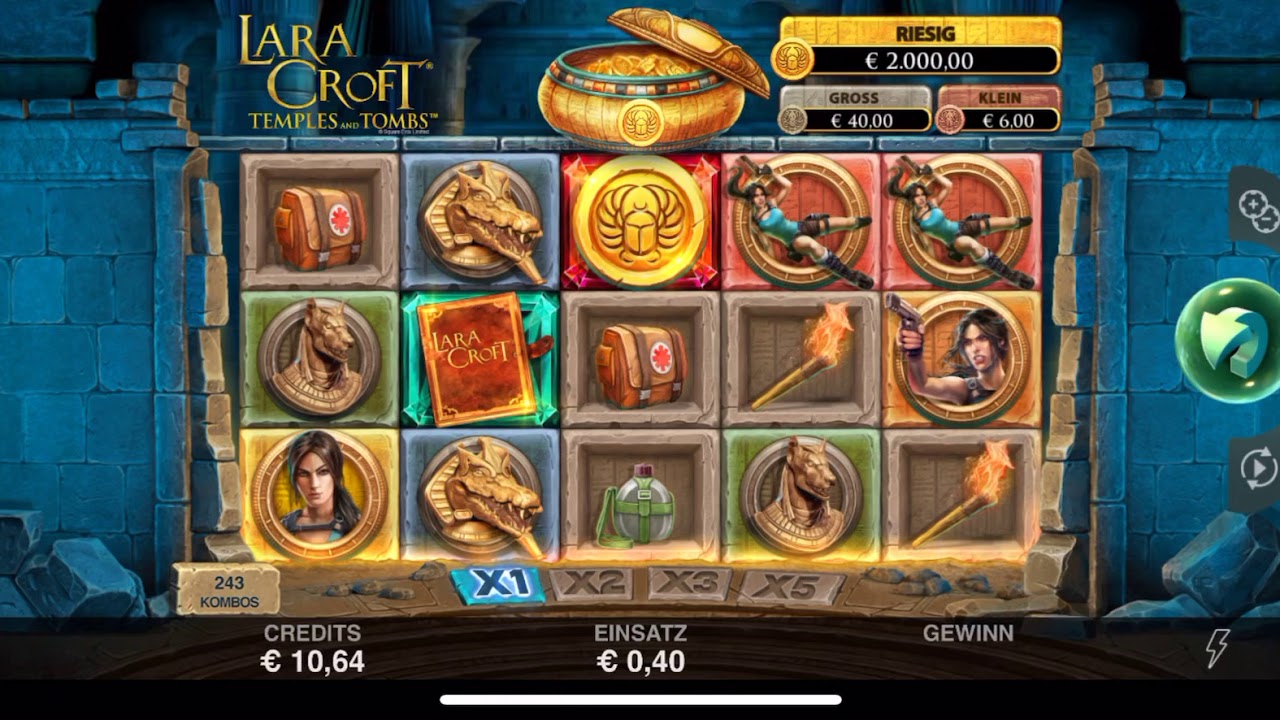 LARA CROFT - Online Casino Game - Tomb Raider