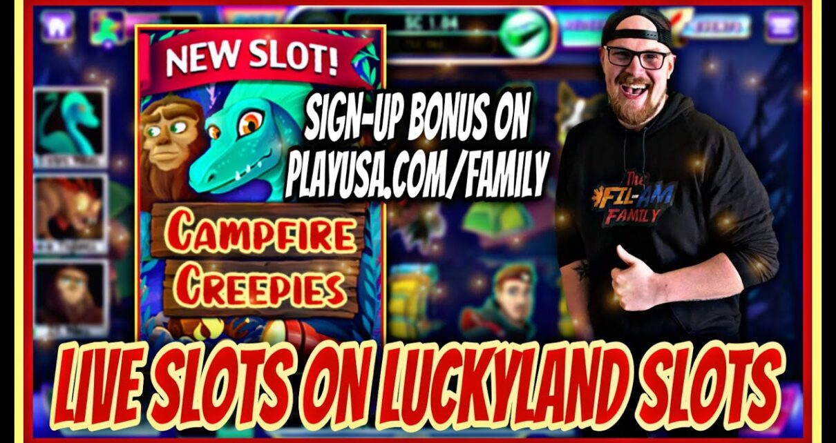 LIVE SLOTS | LUCKYLAND SLOTS | NEW GAME | CAMPFIRE CRITTERS | ONLINE CASINO | WIN REAL MONEY | #AD