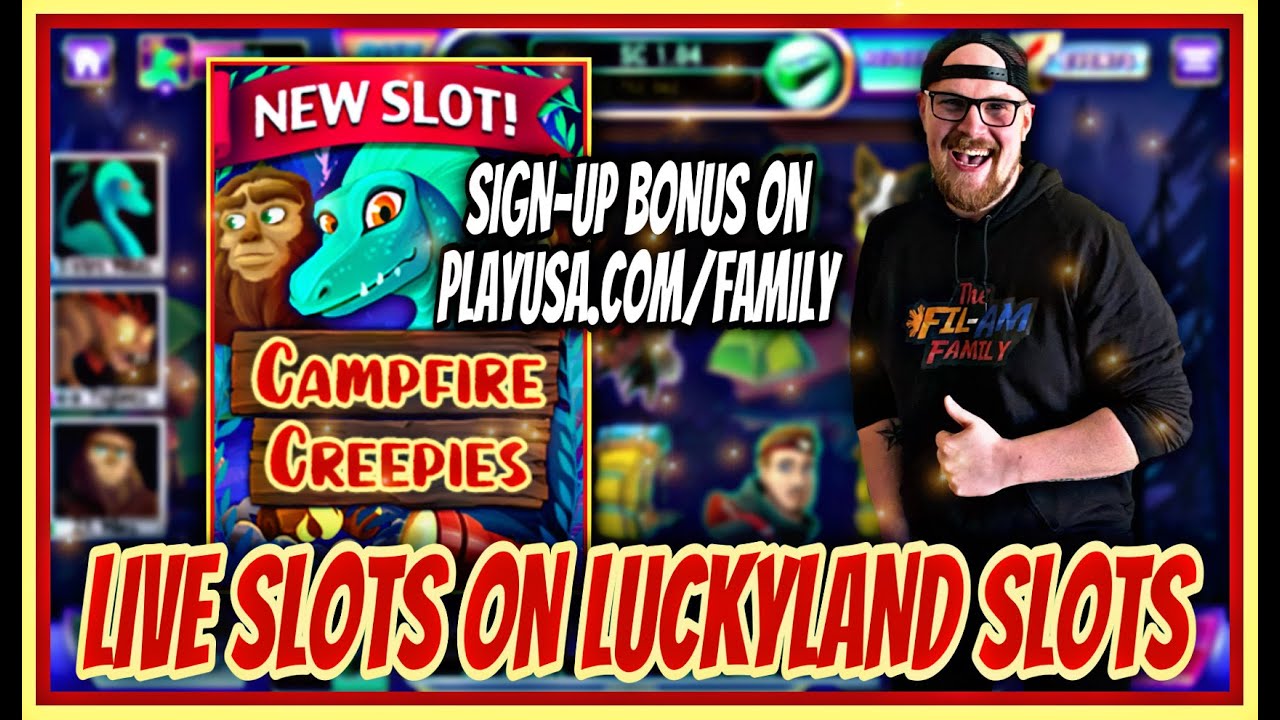 LIVE SLOTS | LUCKYLAND SLOTS | NEW GAME | CAMPFIRE CRITTERS | ONLINE CASINO | WIN REAL MONEY | #AD