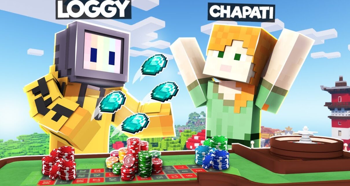LOGGY LOST DIAMONDS IN MY NEW CASINO BUSINESS | MINECRAFT