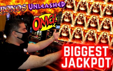 My BIGGEST JACKPOT On KRONOS UNLEASHED Slot Machine ! Las Vegas Casino JACKPOT WINNER ! PART 2