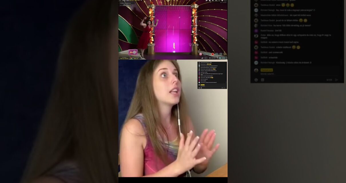 Nyereményem a Crazy Time szerencsekerék játékon (élő adásban, online casino oldalon)