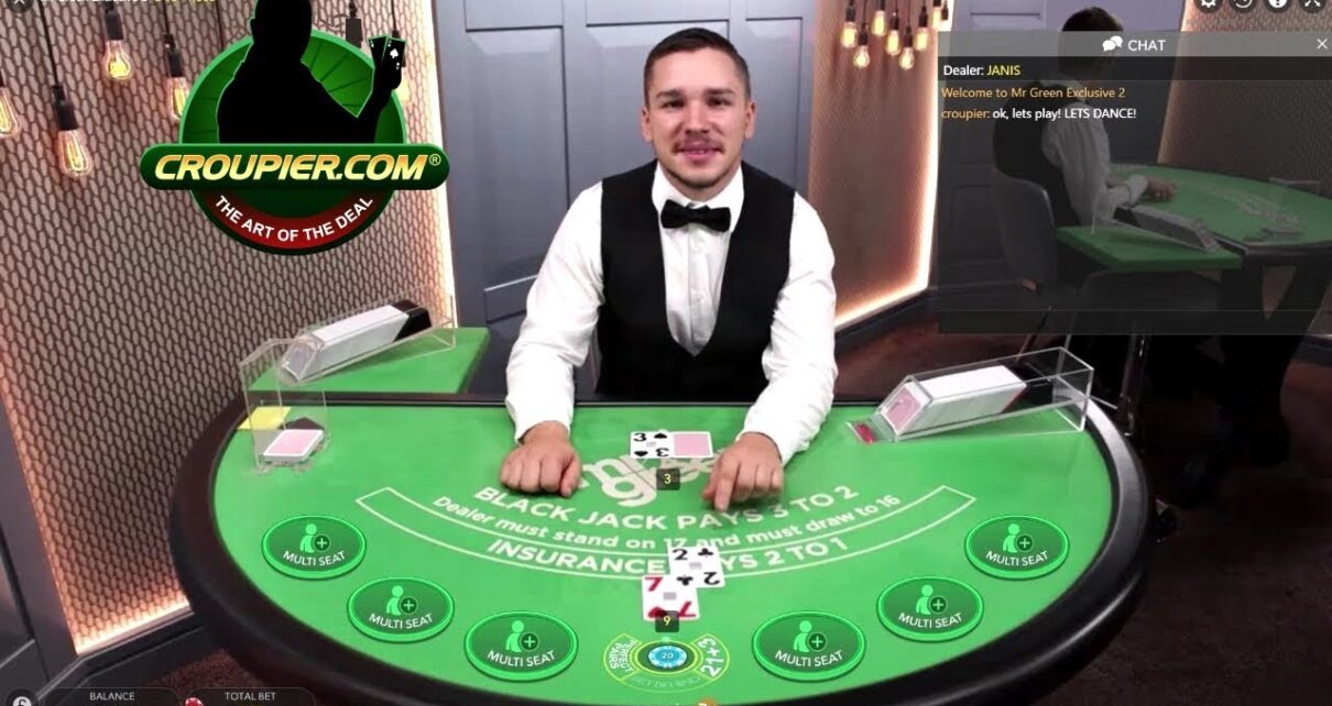 Online Blackjack Dealer Laughing at My Bad Luck! Mr Green Live Casino!