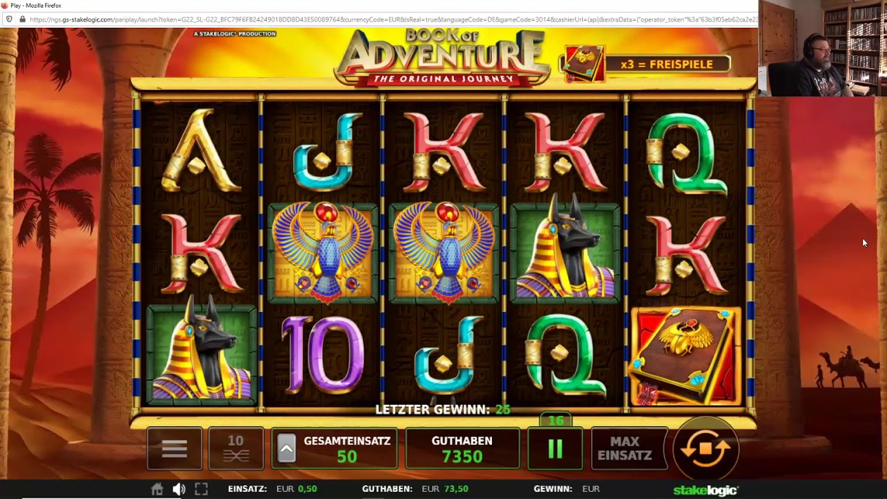 Online Casino Club - Book of Adventure - The original Journey