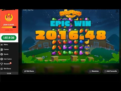 Online Casino  Hop N Pop Mega Win