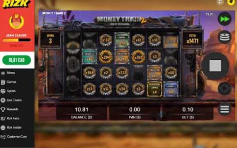 Online Casino Nice Big Win On Money Train 2