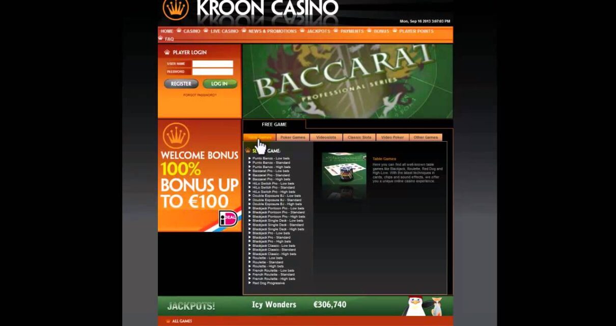 Online casino spelen