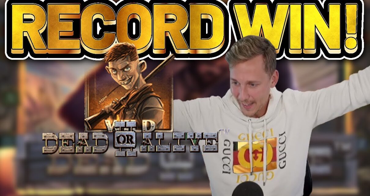 RECORD WIN! DEAD OR ALIVE 2 BIG WIN – Online Casino from Casinodaddys live stream