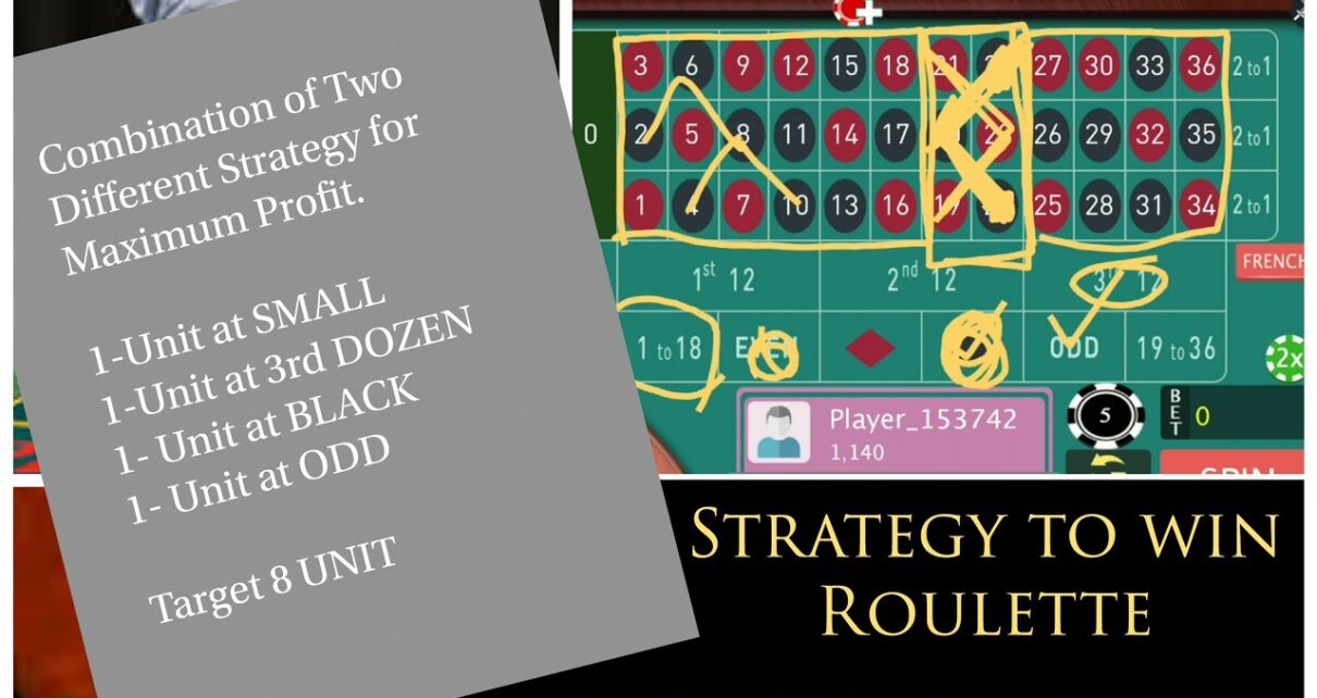 Simple Strategy to Win Roulette online casino games bank roll management system