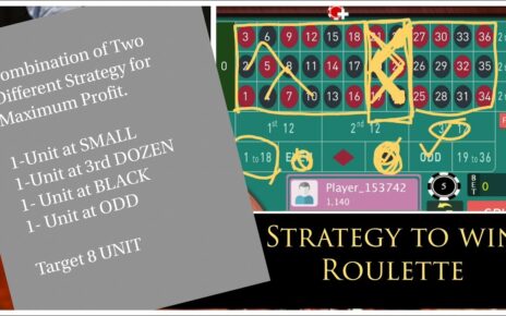 Simple Strategy to Win Roulette online casino games bank roll management system