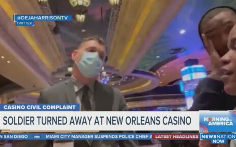 Soldier speaks out after being turned away at New Orleans casino