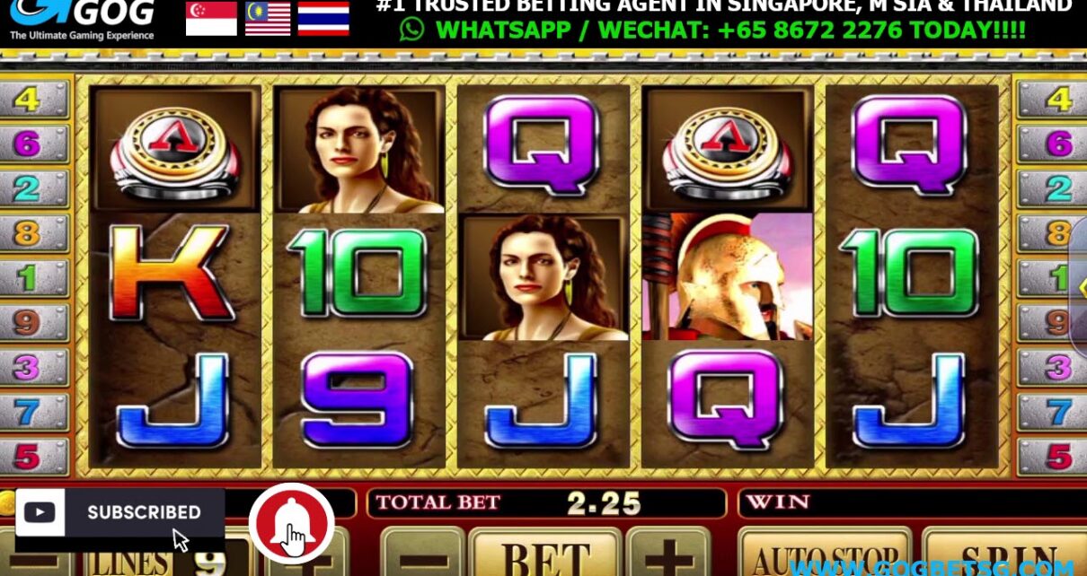 Spartan Slot Games By GOGBETSG.COM – Online Casino Singapore