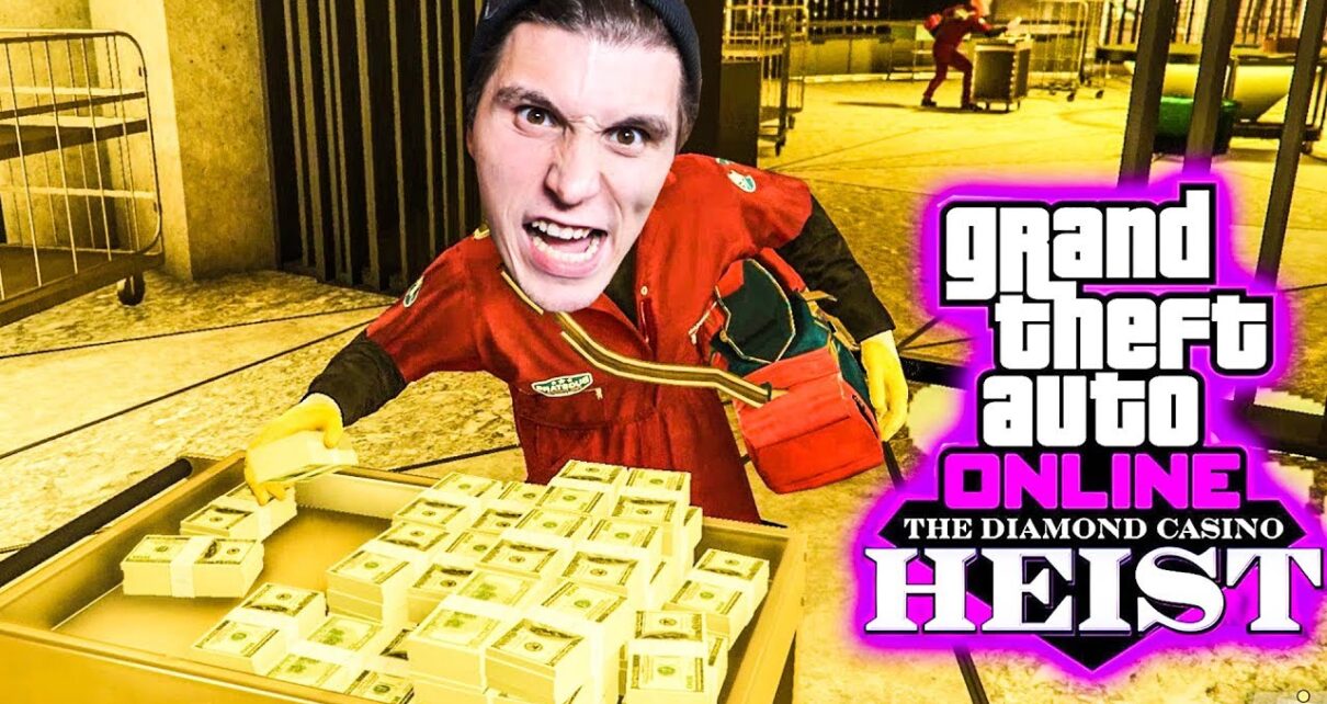 Vier YOUTUBER klauen das GELD aus dem CASINO TRESOR! | GTA 5 Online Casino Heists