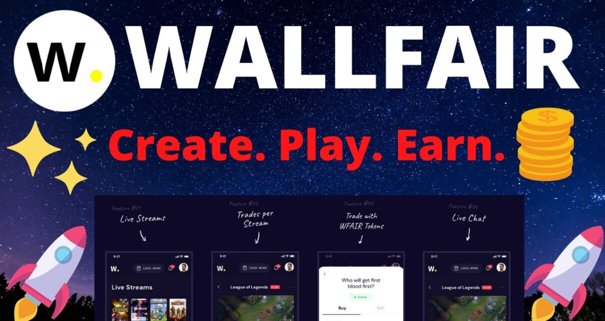 ? WALLFAIR Token NOW LIVE! ? Blockchain Based Online Casino Crypto ? Create. Play. Earn.