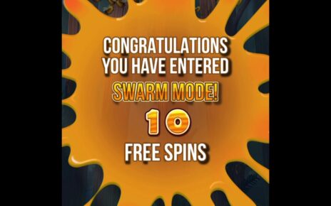 WILD SWARM -? HUGE WIN ☘️10 free spins -LEO VEGAS ? ONLINE CASINO