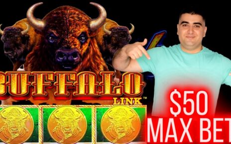 What Will Pay Buffalo Link Slot  Max Bet Bonus ? | Live Slot Play At Casino | SE-4 | EP-4