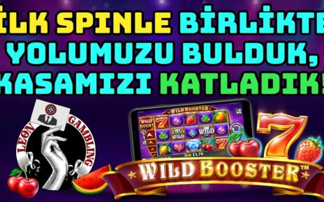 #WildBooster'da Tek Spinde Olaylar Değişti! Leon Gambling #slot #casino #casinoper #casinoslot