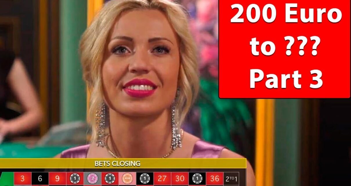 from 200 EURO to ??? ONLINE CASINO ROULETTE Part 3