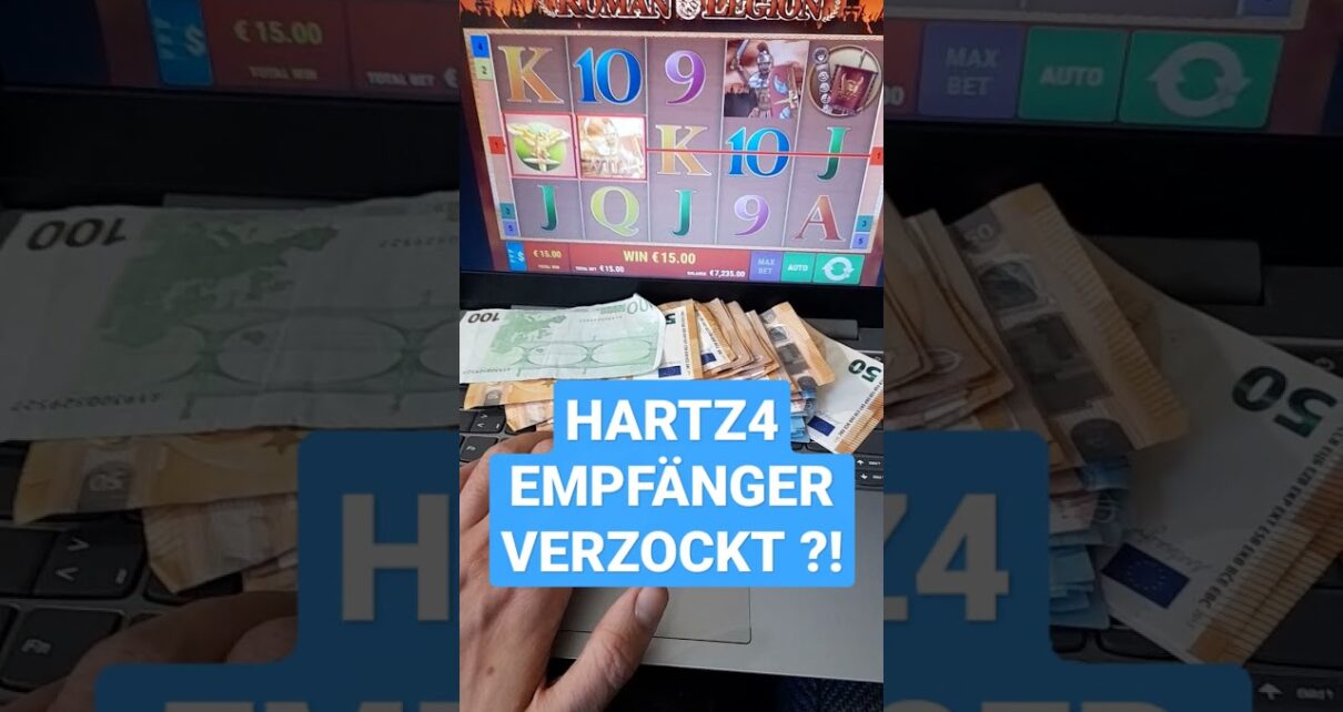hartz4 empfänger RISKIERT sein GELD im ONLINE CASINO