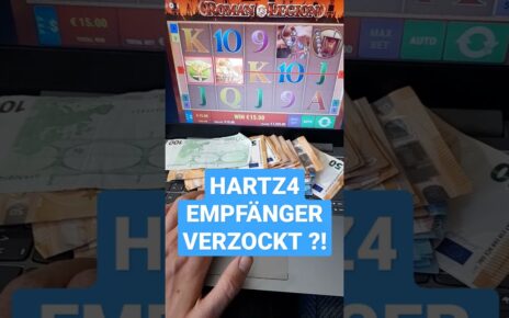 hartz4 empfänger RISKIERT sein GELD im ONLINE CASINO