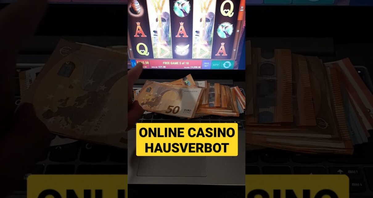 weil ER gewonnen hat, ONLINE CASINO sperrt ihn