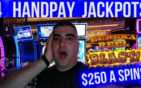 0 Max Bets ! 4 CRAZY HANDPAY JACKPOTS On High Limit Slots | Las Vegas Casinos JACKPOT WINNERS