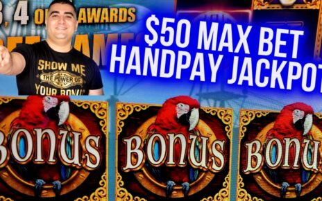  Max Bet HANDPAY JACKPOT On Cash Falls Slot | Las Vegas Casino JACKPOT | SE-1| EP-9