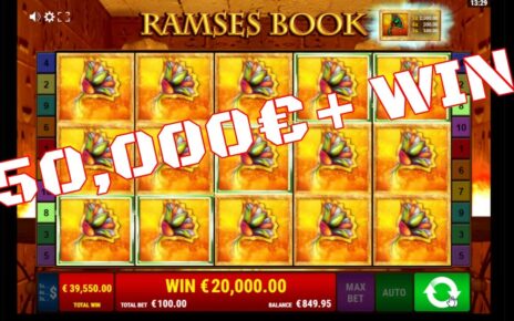 50,000€+ WIN on Ramses Book ? High Roll – Online Casino Slots