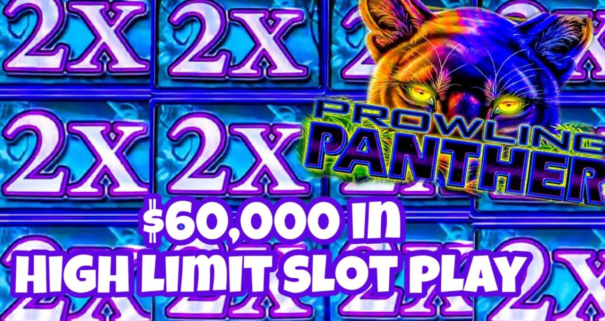 ,000 HIGH LIMIT SLOT PLAY/ MASSIVE 0-0 BETS/ PROWLING PANTHER HIGH LIMIT SLOT PLAY