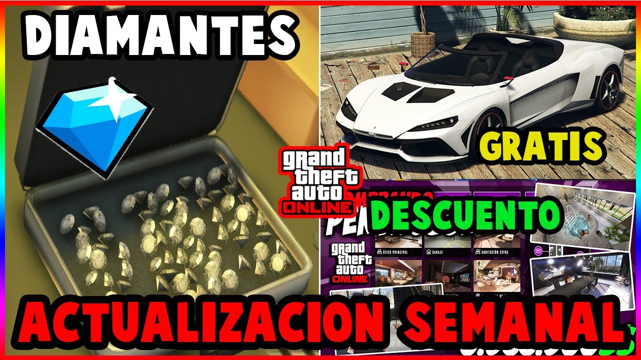 ACTUALIZACION SEMANAL DIAMANTES EN EL CASINO GTA V ONLINE - CAMBIO DE SEMANA NUEVO COCHE Y MAS!