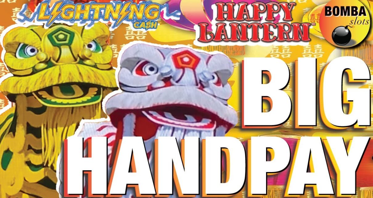 BIG HANDPAY JACKPOT!?Happy Lantern Lightning Cash at Wynn Casino Las Vegas Slot Machine Big Wins!